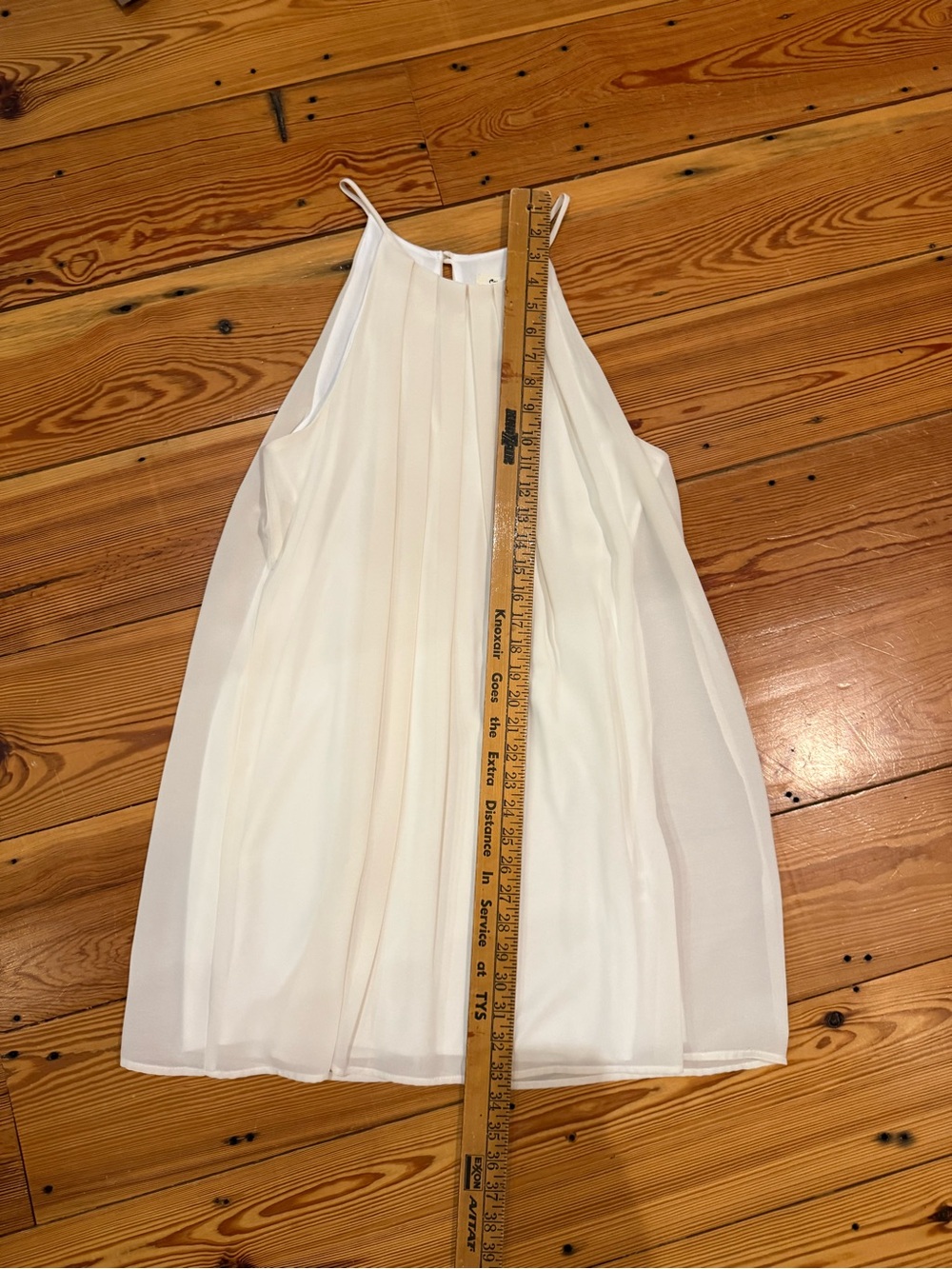 Caramela Cream Halter Sundress Wedding Guest - Picture 14 of 14